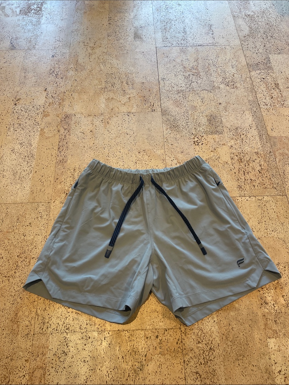 Fabletics Shorts in Light Gray with Drawstring size S